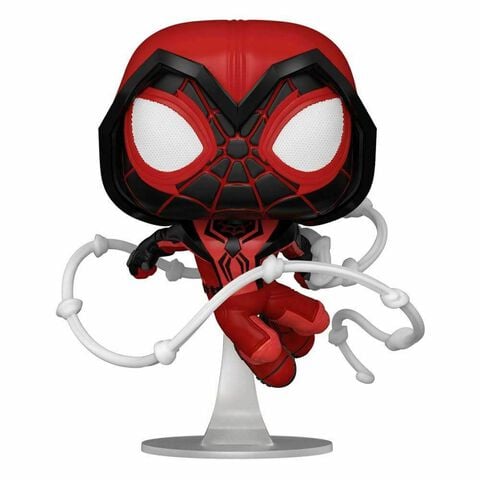Figurine Funko Pop! N°770 - Spider-man Miles Morales - Crimson Cowl Suit